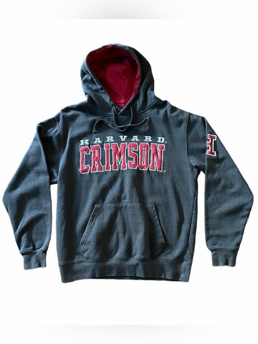 Vintage Harvard Crimson Stadium Athletics Hoodie M